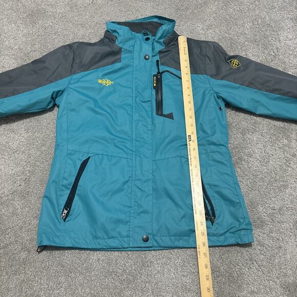 Wantdo Waterproof Ski Jacket Coat Blue Grey Mens Size Small Snowboarding - Picture 5 of 5